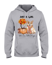 Fall And - Corgi Hooded Sweatshirt front