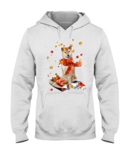 Autumn Dogs - red Shiba Inu Hooded Sweatshirt front