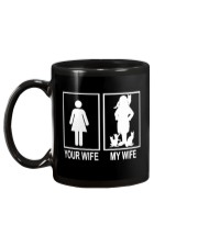 MY WIFE LOVE CATS Mug back