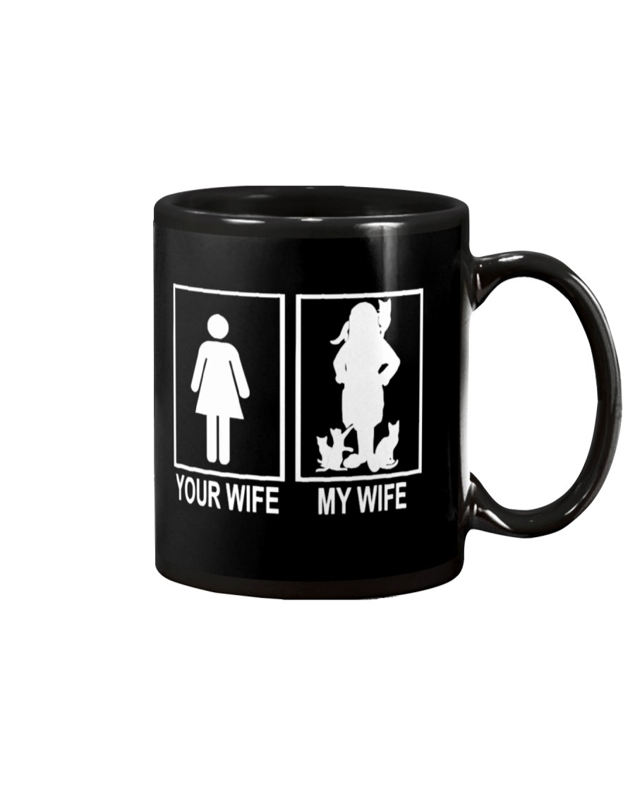 MY WIFE LOVE CATS Mug