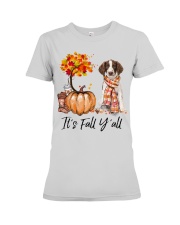 It is Fall - English Springer Spaniel Premium Fit Ladies Tee tile