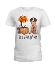 It is Fall - English Springer Spaniel Ladies T-Shirt tile