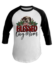 Blessed Dog Mom - Catahoula Leopard Dog Baseball Tee tile