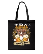 IPA Lot - RED Boston Terrier Tote Bag tile