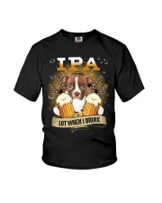 IPA Lot - RED Boston Terrier Youth T-Shirt tile