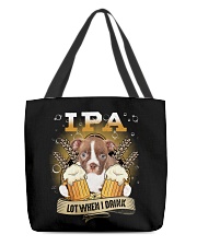 IPA Lot - RED Boston Terrier All-Over Tote tile