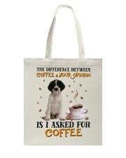 The Difference - English Springer Spaniel 2 Tote Bag tile