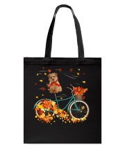 Autumn Bike - Norfolk Terrier Tote Bag tile