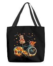 Autumn Bike - Norfolk Terrier All-Over Tote tile