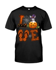 Scary Pumpkin - Chinese Crested Dog Classic T-Shirt front