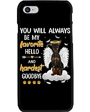 Hardest Goodbye - Miniature Pinscher 2 Phone Case tile