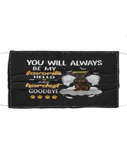 Hardest Goodbye - Miniature Pinscher 2 Mask tile