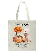 Fall And - Bichon Frise Tote Bag tile