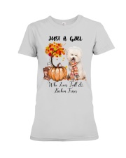 Fall And - Bichon Frise Premium Fit Ladies Tee tile