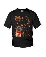 Leaf Scarf - English Mastiff 2 Youth T-Shirt tile