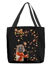Leaf Scarf - English Mastiff 2 All-Over Tote tile