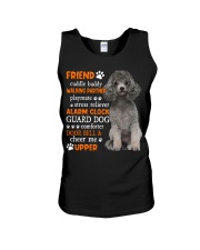 Playmate - SILVER Miniature Poodle Unisex Tank tile