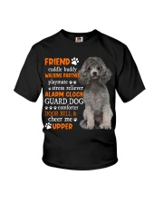 Playmate - SILVER Miniature Poodle Youth T-Shirt tile