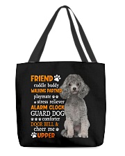 Playmate - SILVER Miniature Poodle All-Over Tote tile