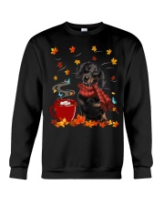 Hot Chocolate - BLACK Dachshund Crewneck Sweatshirt tile