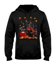 Hot Chocolate - BLACK Dachshund Hooded Sweatshirt tile