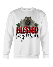 Blessed Dog Mom - GREY Keeshond Crewneck Sweatshirt tile