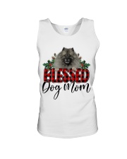 Blessed Dog Mom - GREY Keeshond Unisex Tank tile