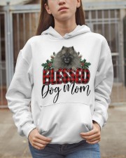 Blessed Dog Mom - GREY Keeshond Hooded Sweatshirt apparel-hooded-sweatshirt-lifestyle-07