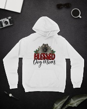 Blessed Dog Mom - GREY Keeshond Hooded Sweatshirt lifestyle-unisex-hoodie-front-9