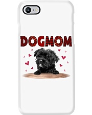 Love Mom - BLACK Morkie Phone Case tile