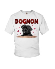 Love Mom - BLACK Morkie Youth T-Shirt tile