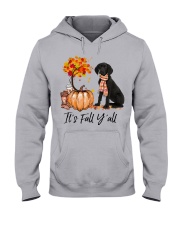 It Is Fall - black Pointer Hooded Sweatshirt front