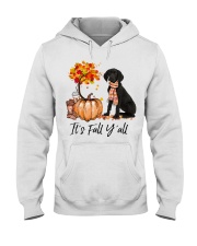 It Is Fall - black Pointer Hooded Sweatshirt tile