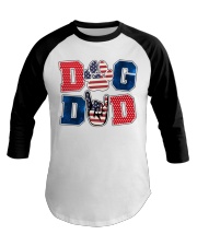 Dog Dad America Baseball Tee tile