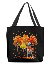 Fall Forest - Black Mouth Cur All-Over Tote tile
