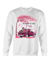 Pink Autumn - Catahoula Leopard Dog Crewneck Sweatshirt tile