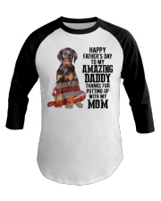 Father Day - Dobermann Baseball Tee tile