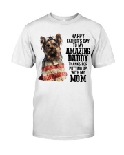 Father Day - Yorkshire Terrier Classic T-Shirt tile