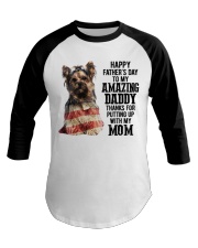 Father Day - Yorkshire Terrier Baseball Tee tile