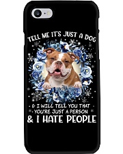 Hate People - Old English Bulldog Phone Case tile