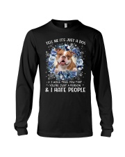 Hate People - Old English Bulldog Long Sleeve Tee tile