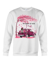 Pink Autumn - German Shorthaired Pointer Crewneck Sweatshirt tile