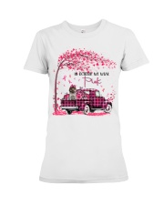 Pink Autumn - German Shorthaired Pointer Premium Fit Ladies Tee tile