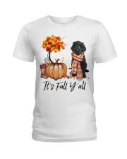 It is Fall - Labradoodle Ladies T-Shirt tile