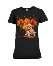 Fall Forest - Cavachon 1 Premium Fit Ladies Tee tile