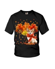 Fall Forest - Corgi Youth T-Shirt tile