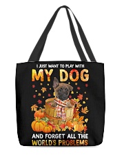 Forget Problems - Belgian Shepherd All-Over Tote tile