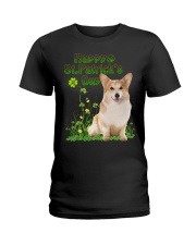 Gold Grass - Corgi Ladies T-Shirt tile
