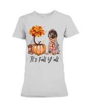 It is Fall - German Shorthaired Pointer Premium Fit Ladies Tee tile