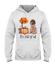 It is Fall - German Shorthaired Pointer Hooded Sweatshirt tile